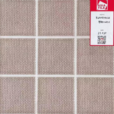 ASIA TILE 25X25 RAVENNA BROWN